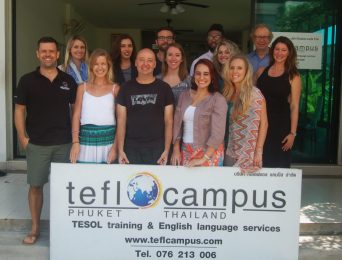 TEFL Campus Graduates January 2017 in Phuket, Thailand